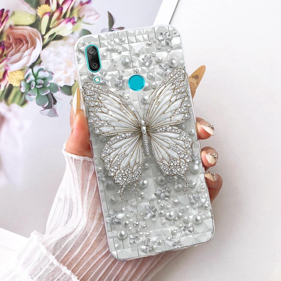 For Huawei Y7 Prime 2019 Case DUB-LX3 Cute Lion Fashion Painted Cover Soft Slim Phone Case For Huawei Y7 Pro 2019 Y 7 2019 Shell