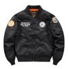 2024 Air Force Embroidered Pilot Jacket - Spring/Autumn Bomber for Couples, Plus Size