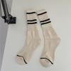 Women's Autumn and Winter Leisure New Striped Thick Wool Ring In The Tube Pile Socks
