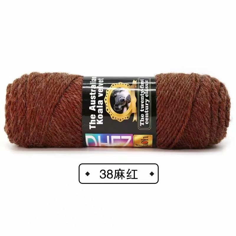 100G Wool Blended Koala Fleece Hand-knitted Medium Thick Yarn Rod Needle Thread Jacket Scarf DIY Knitting&Crocheting