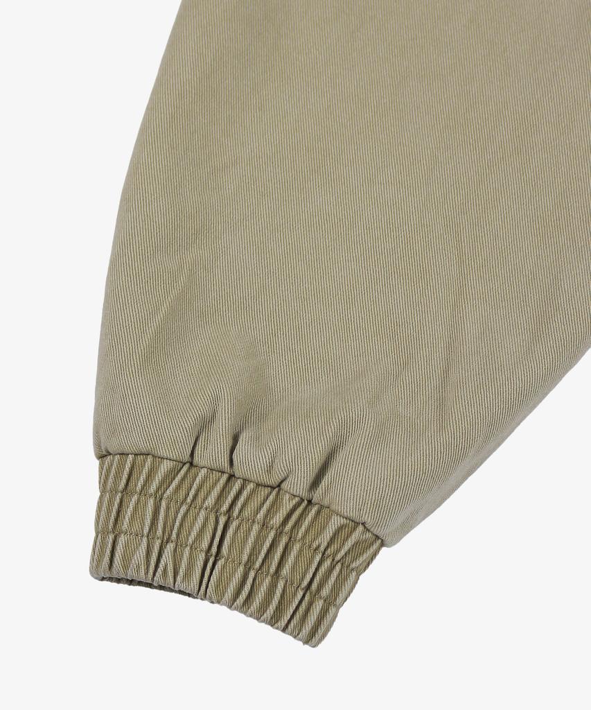 OWSA Two-Way Cotton Hooded Zip-Up Jacket - Beige