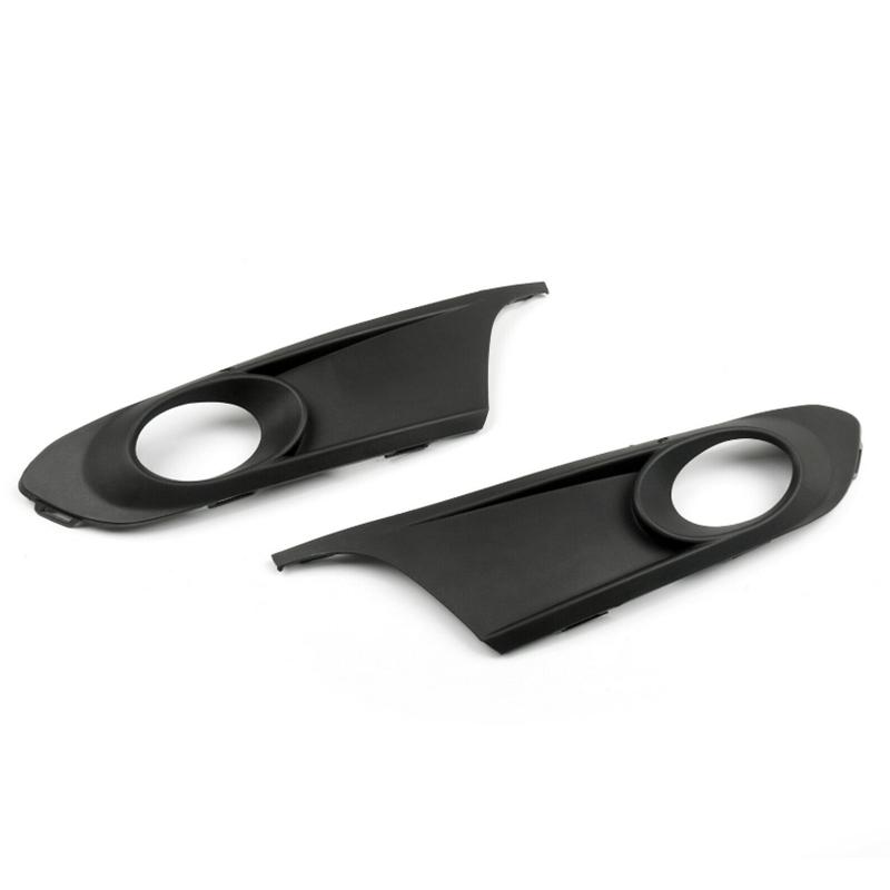 2Pcs Left Right Bumper Grille Grill Cover Foglamp Light Cover for VW Jetta MK6 2011 2012 2013 2014 5C6853665 5C6853666