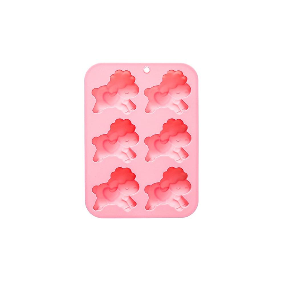 3d Design Sheep Ice Cube Mold Lamb Shape Crystal Resin Mold Lamb Silicone Mold Candy Making