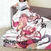 Uma Musume Pretty Derby Blanket Fleece Printed  Portable Warm Throw Blanket for Bed Outdoor Bedspread