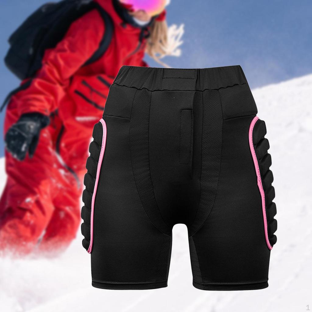 Padded Shorts Gear Comfortable Butt Pads Impact Crash Pants for Ski Snowboarding Figure Skating