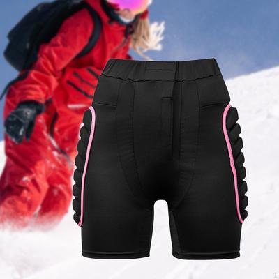 Spodenki z wyściółką Sprzęt Wygodne wkładki na pośladki Spodnie ochronne do narciarstwa snowboardingu łyżwiarstwa figurowego jazdy na rowerze