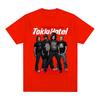 Rock Band Tokio Hotel Musik Grafik T-Shirt Unisex Damen Hip Hop Punk Gothic T-Shirt Reine Baumwolle Übergroß Kurzarm T-Shirts
