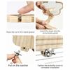 Chew-Proof Construction Wood Bird Training Stand Hanging Parrot Play Rack  Small Medium Animals