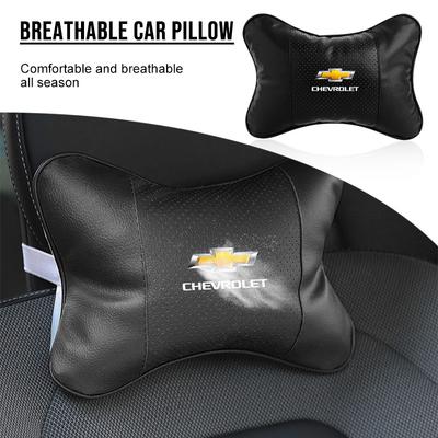 Reposacabezas Asiento Coche Logo Auto Almohada Cuello Accesorios Coche Para Colorado Cruze Spark Captiva Malibu Trax Aveo