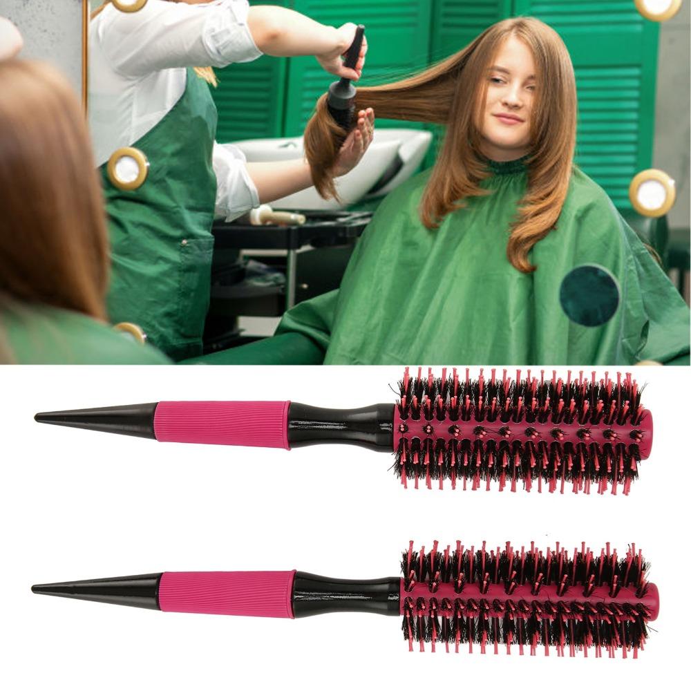 Ergonomic Handle Round Hair Brush Professional Hair Styling Round Brush  Home Use