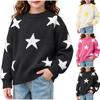 Kinderpullover Leuke Sterrenprint Lange Mouwen Ronde Hals Top