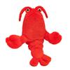 Großes rotes Hummer-Stofftier Niedliches flauschiges Baumwoll-Krebstier-Körperkissen für Mädchen Kawaii rotes Krebstier-Kissen