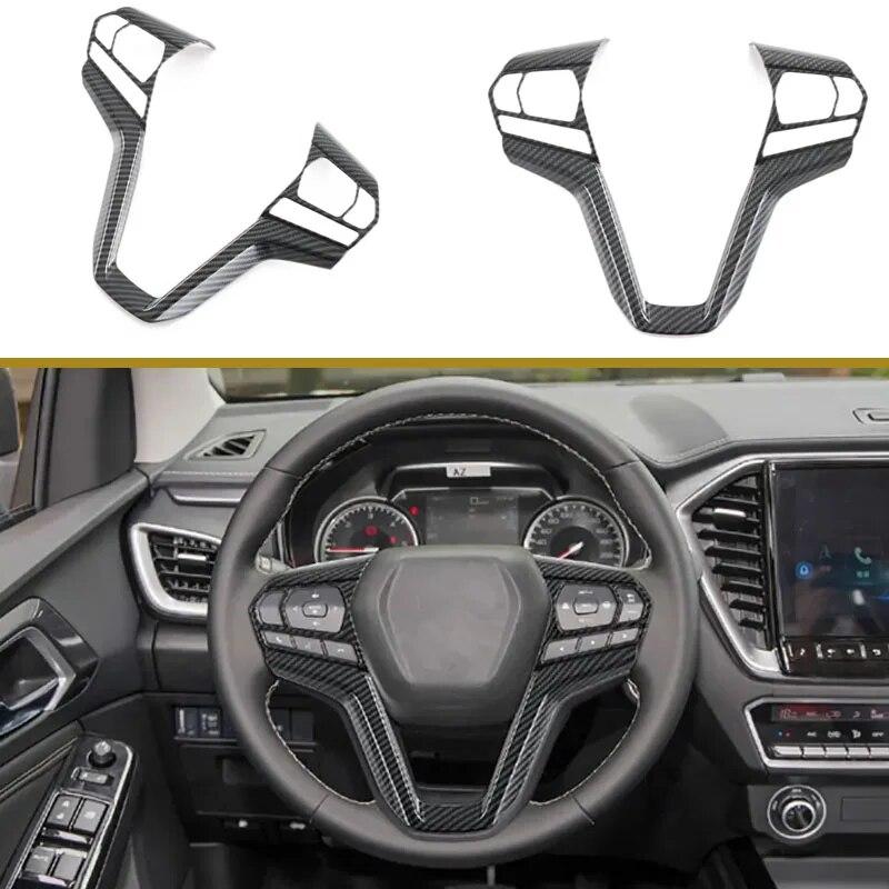 Car Steering wheel decorative sequins Steering Wheel Frame Cover Trim for Isuzu D-Max Dmax  2022 2023