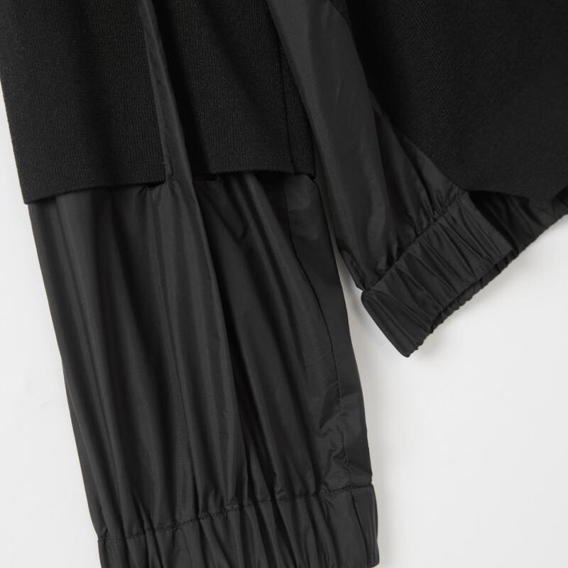 Broadcast Women's Spliced V-Neck Long-Sleeve Knit Cardigan