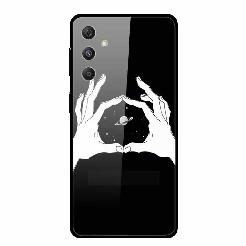 Tempered Glass Case For Samsung Galaxy S24 Plus Case Hard Glass Back Cover Soft Bumper For Samsung S24 Plus Phone Case S24Plus