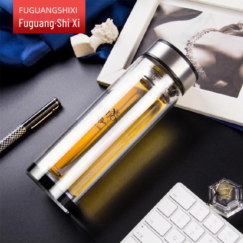 

FUGUANG Shixi Double-Layer Heat-Insulated Glass Cup 320ml