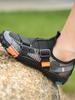 Parent-child retracement shoes children's beach shoes quick-drying wading shoes boys and girls 2025 new men's and women's non-slip water shoes