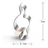 Set mit 3 Ausstechern, Musiknote, Musikinstrument, Backen, Konditorei, Niedlich, Backwaren, Musiknote