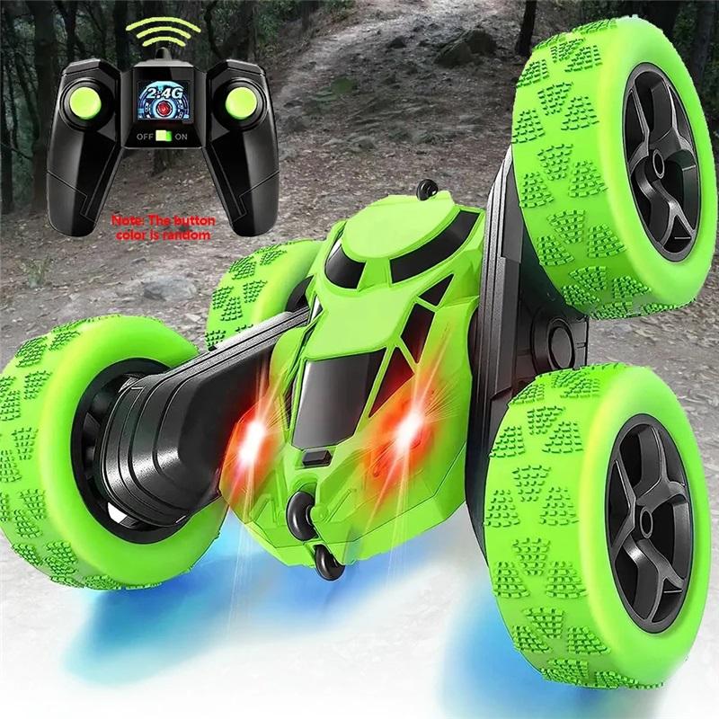 2.4Ghz Rc Stunt Car 360° Double Sided Flip Remote Control Drift Car Stunt Auto Vehicle All Terrain Toy Gift for Boys Girls