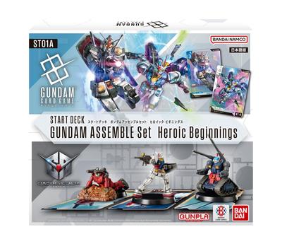 Bandai Gundam Card Game Start Deck Gundam Assemble Set Heroic Beginnings [ST01A]