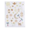 Festive Eid Wall Sticker Wall Decals for Eid Celebration Ornament Easy To Apply PVC Decal No Traces Left Behind