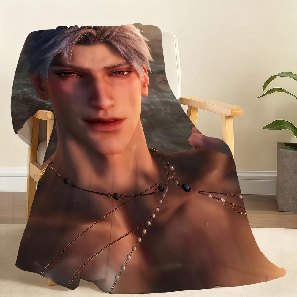 

Linger Lust Love and deepspace Blanket Soft Throw Blanket for Home Bedroom Bed Sofa Picnic Travel Office Rest Cover Blanket Gift 150x200cm