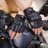 Anti-Slip Riding Protective Gloves Vintage Half Finger Gloves Motorcycle Gloves  Protective Gear