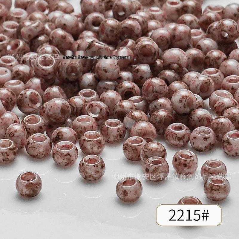 4mm Picasso Glass Seed Beads for DIY Jewelry: Bracelet, Necklace, Ring Accessories