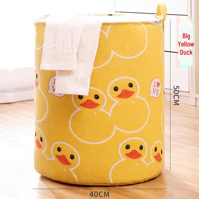 

Большая складная корзина для белья Lina для ванной комнаты и домашнего хозяйства Big duck 40*50cm жёлтый