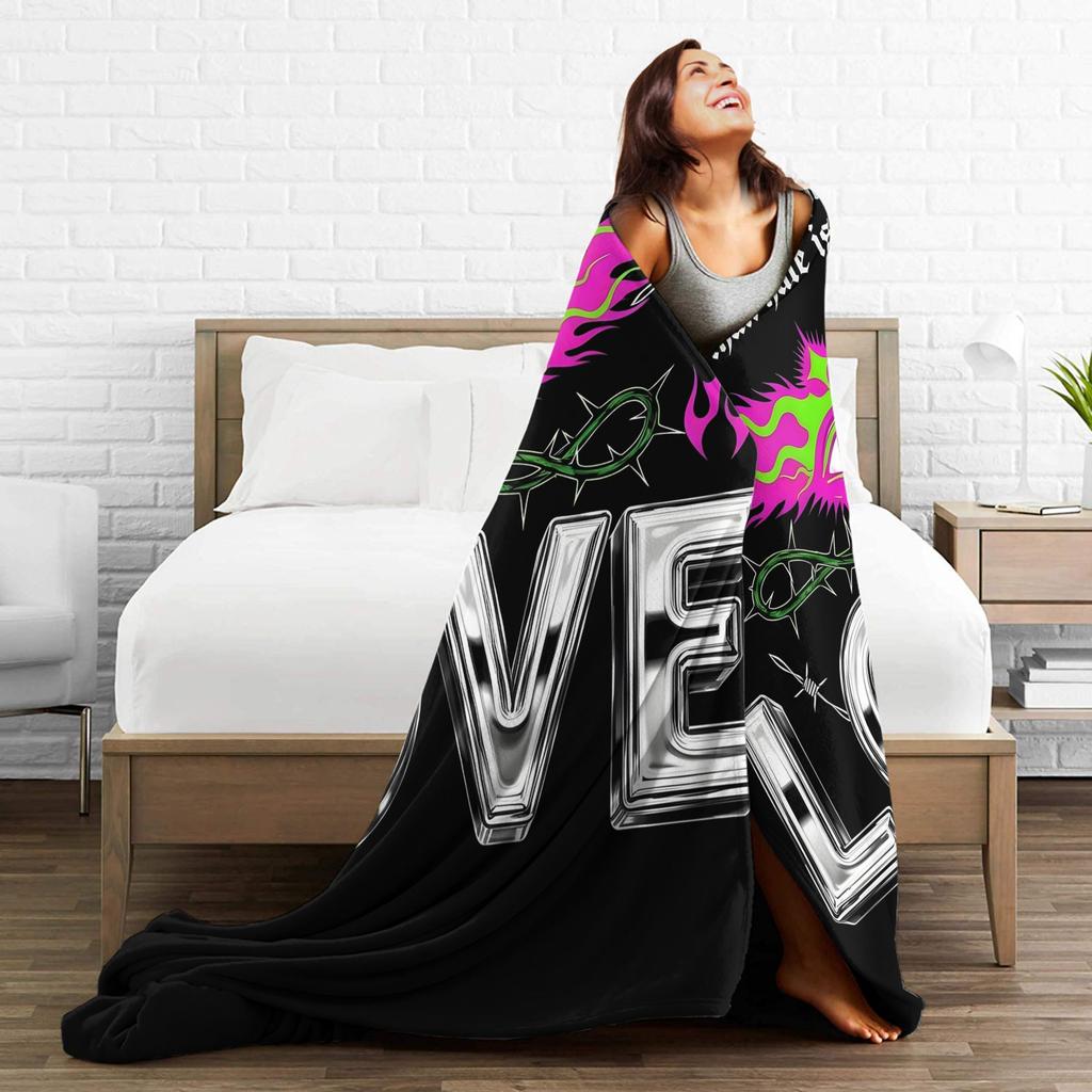 The Only Thing More Powerful Than Hate Is Love Blanket Fuzzy Vintage Soft Throw Blankets for Bedding Lounge All Season