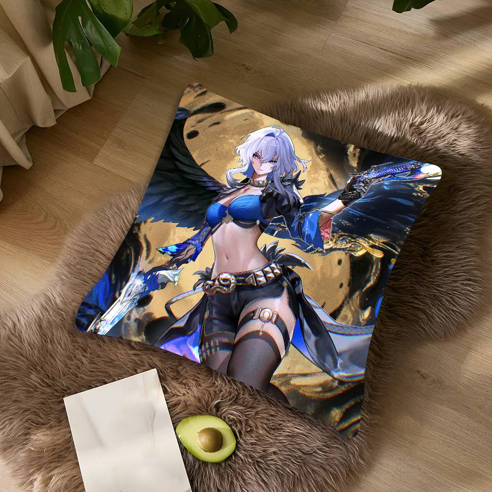Hot Girl Galbrena Wuthering Waves Pillow Case Cushion Cover Decor Home Throw Pillow Covers For Couch Camping Cover Decorations