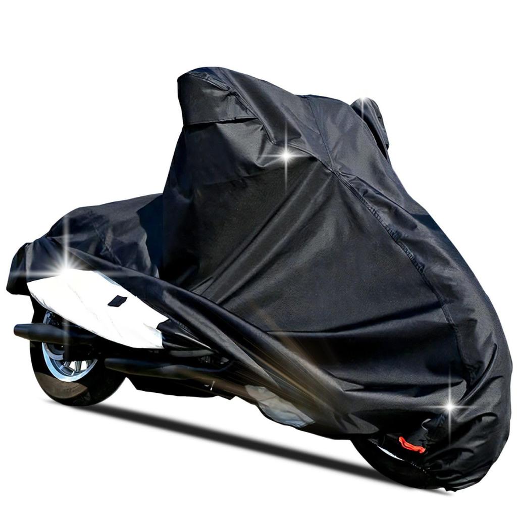 GBT GLOBAL BRIDGE TRADING Motorcycle Super 300D Oxford Thick and with Storage Available In 7 Sizes Cover, Heat-Resistant, Waterproof, Melt-Resistant,