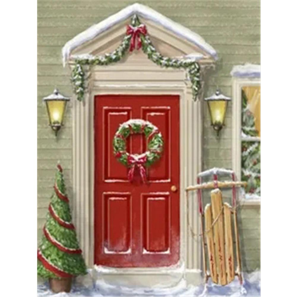 

Алмазная вышивка животное алмазная живопись Рождество птица вышивка крестиком снежная мозаика зимний домашний декор новогодний подарок Full Round 20x30CM