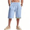Summer Men's Linen Loose-Fit Breathable Beach Shorts