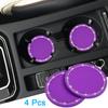 Wisdompro Car Non-Slip Coaster Bling Car Drink Holder Cup Mat Vinyl Anti-Slip Vibration Proof