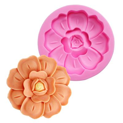 Flower Design Silicone Mold Fondant Cake Decoration Mold Sugar Gum Paste Tool 3D Chocolate Mousse Mould