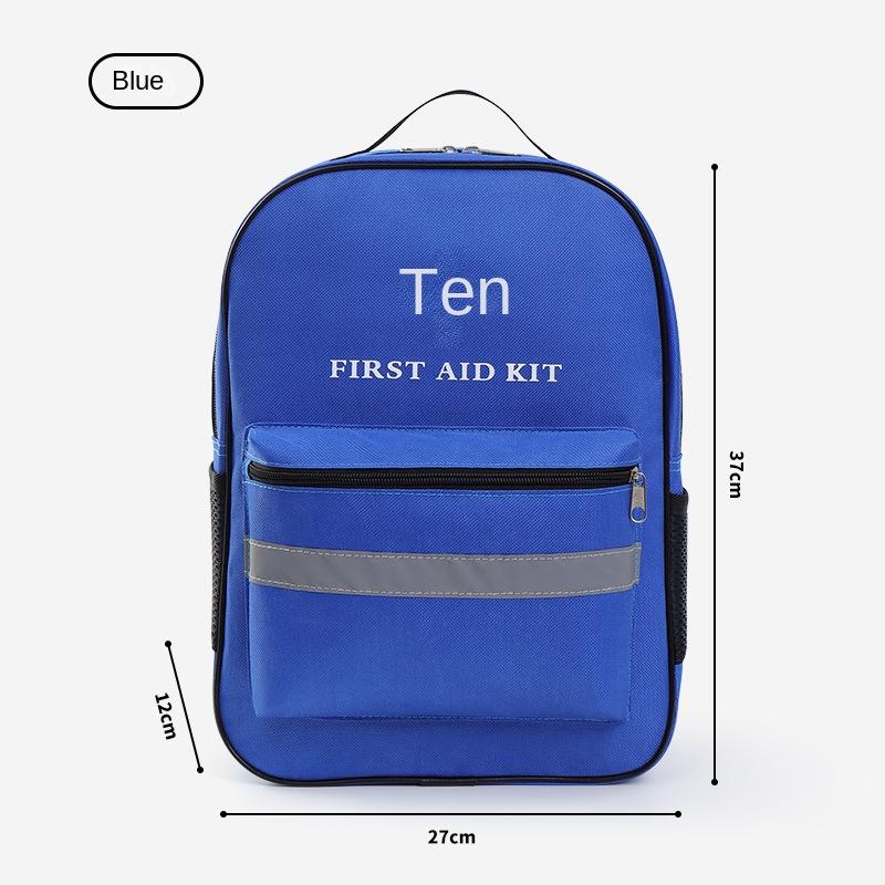 

Large Capacity Portable First Aid Kit Multifunctional Outdoor Travel Medical Bag Disaster Prevention Emergency Medical Rescue Backpack синий