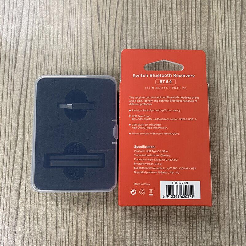 Switch Bluetooth Audio Transmitter Receiver for Nintendo NS Switch PS4 PC