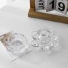 Modern Minimalist Chinese Lotus Glass Candle Holder Home Decor Scented Aromatherapy Vase