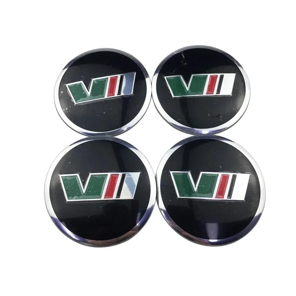 4Pcs 56mm Car Hub Cap Badge Logo Decal For Skoda Octavia KAMIQ KODIAQ SUPERB RAPIDFABIA YETI Wheel Sticker Styling AccessoriesCQ1