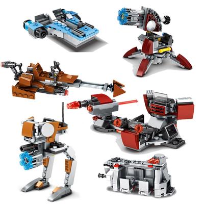 Figúrka MOC Fighter X Poskladané stavebné kocky Vzdelávanie Tehly Hračky Pre deti Detské súpravy Darčeky K009-K012