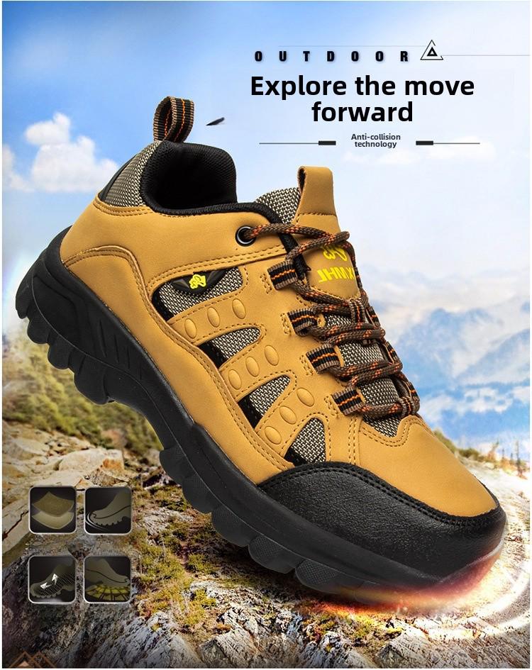 Nové venkovní turistické a horolezecké boty: Pohodlná, prodyšná, ležérní sportovní obuv pro páry