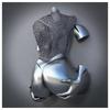 3D Visual Gold Silver Metal Figure Art Statue Canvas Painting Romantic Abstract Posters and Prints Wall Pictures Modern Home Decor for Living Room