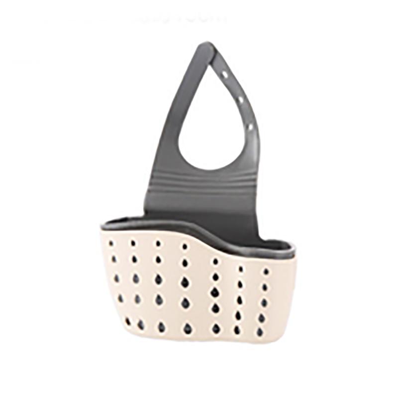 Kitchen Sink Holder Home Storage Drain Basket Adjustable Soap Sponge Shlf Hanging Drain Basket Bag Kitchen Accessories