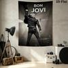 John Francis Bongiovi Jr Wall Tapestry Aesthetic Wall Hanging Printed Fabric Blanket Decorative Tapestries For Bedroom Living Room Home Decor