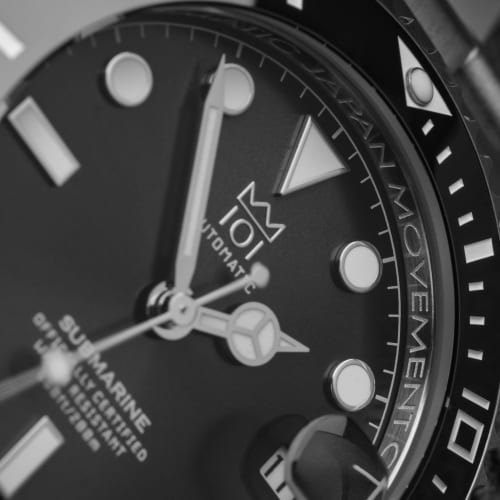 NEW model HYAKUICHI 101 No.16D Hyakuichi 38mm 20 ATM water resistant automatic diver's watch ceramic bezel date mechanical watch automatic winding bla