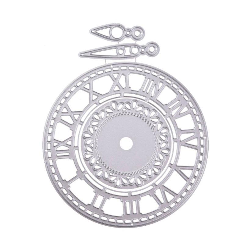 Clock Metal Cutting Dies Watch Frames Cut Die Mold Scrapbook Paper Craft Knife Mould Blade Punch Stencil Stamps and Dies
