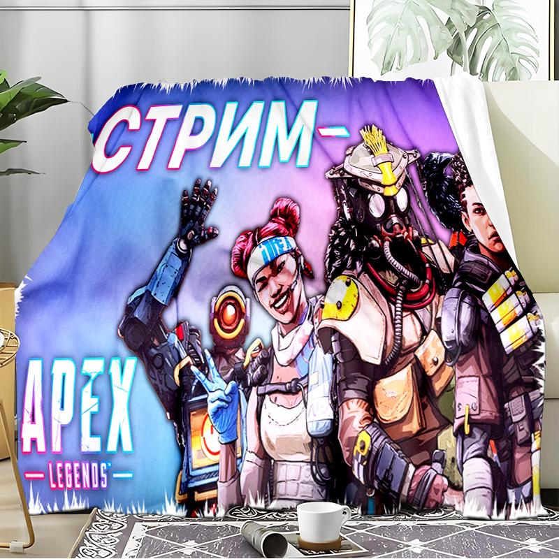 Apex Game Blanket Flannel Throw for Sofa, Travel, Camping, Livingroom, Office, Chair and Bed Soft and Warm Holiday Birthday gifts