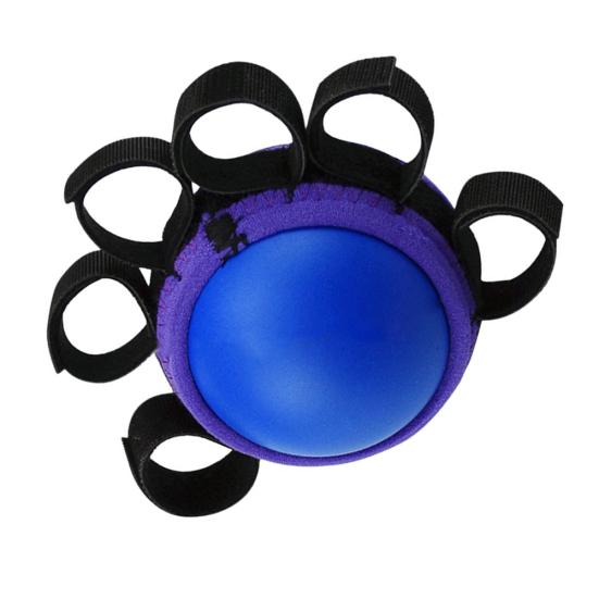 Anti-Spasticity Finger Ring Grip Trainer Elastic Ball Strengthener Training Tool