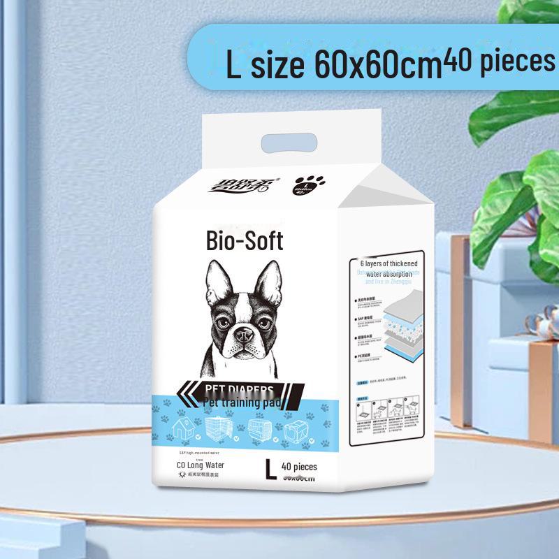 Windelunterlagen aus Bambuskohle für Hunde – Verdickte Einweg-Uriniermatten für Haustiere